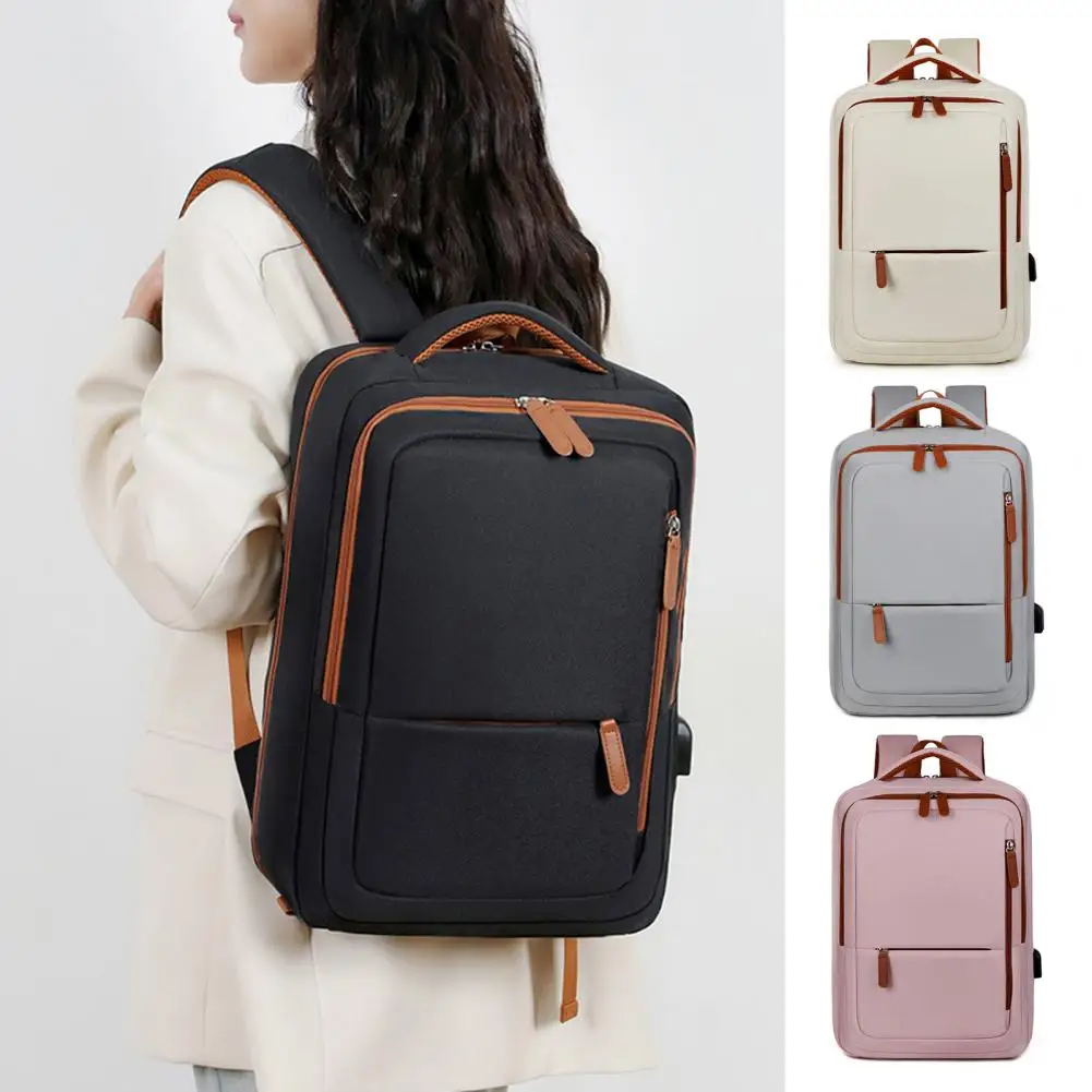 

Waterproof Expandable Backpack with External Charging Port Versatile Expandable Backpack with Wet-dry Pockets Luggage Bag