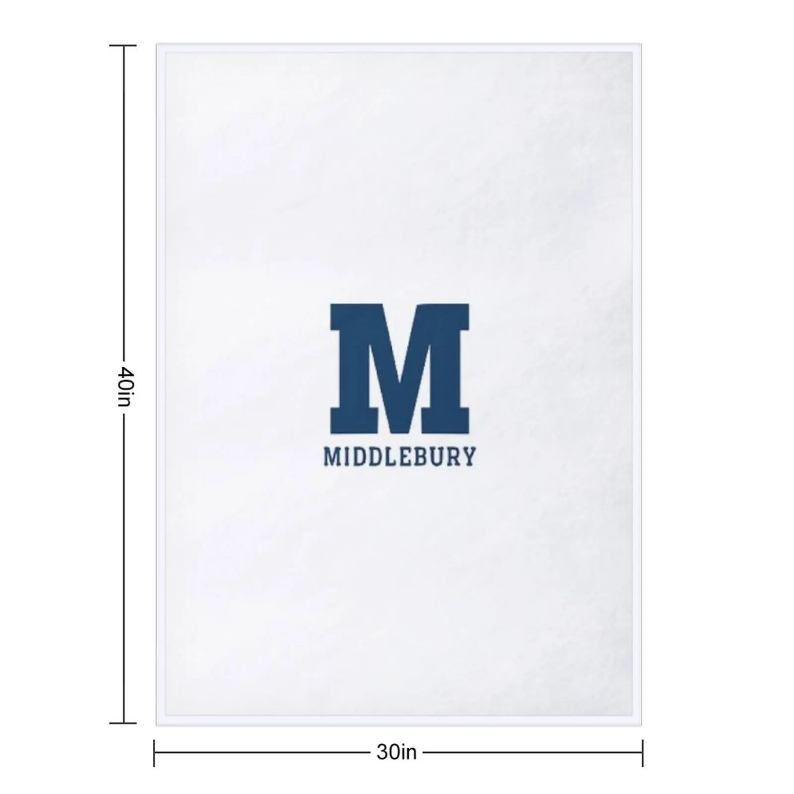 كلية ميدلبري رمي بطانية الفانيلا البطانيات للأرائك أفكار هدايا عيد الحب أنعم البطانيات