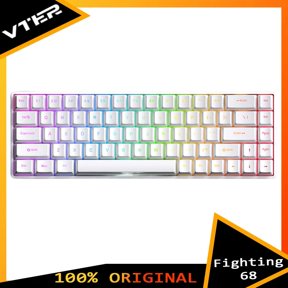 Feker Fighting68 Magnetic Switch Mechanical Keyboard 8K Wired Gaming Keyboard Customized Keyboard Valorant Gamer PC Accessories