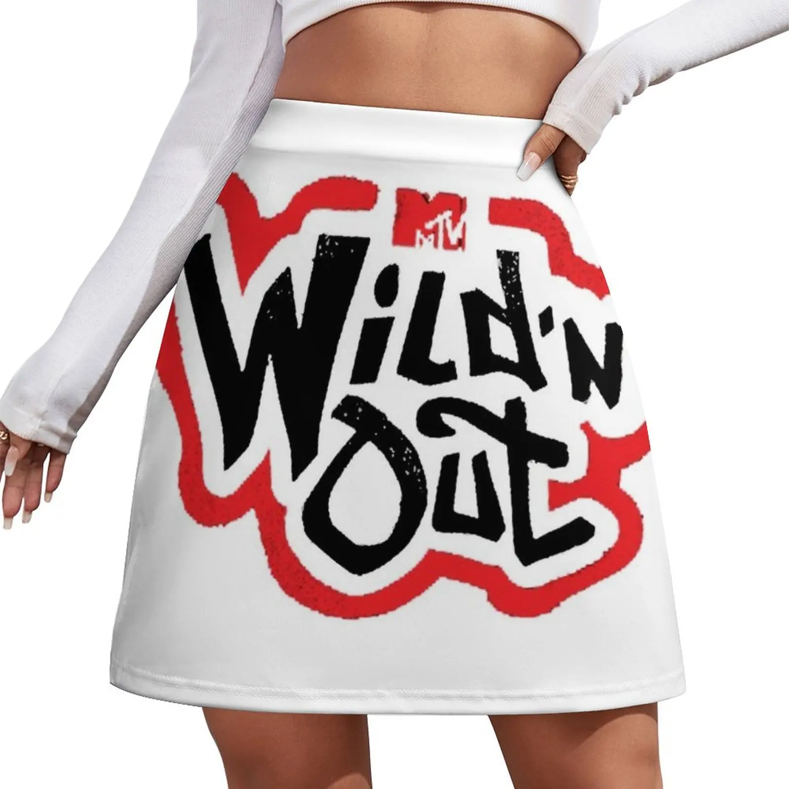 

Wild N Out white Mini Skirt fairy core micro mini skirt extreme women's golf wear summer