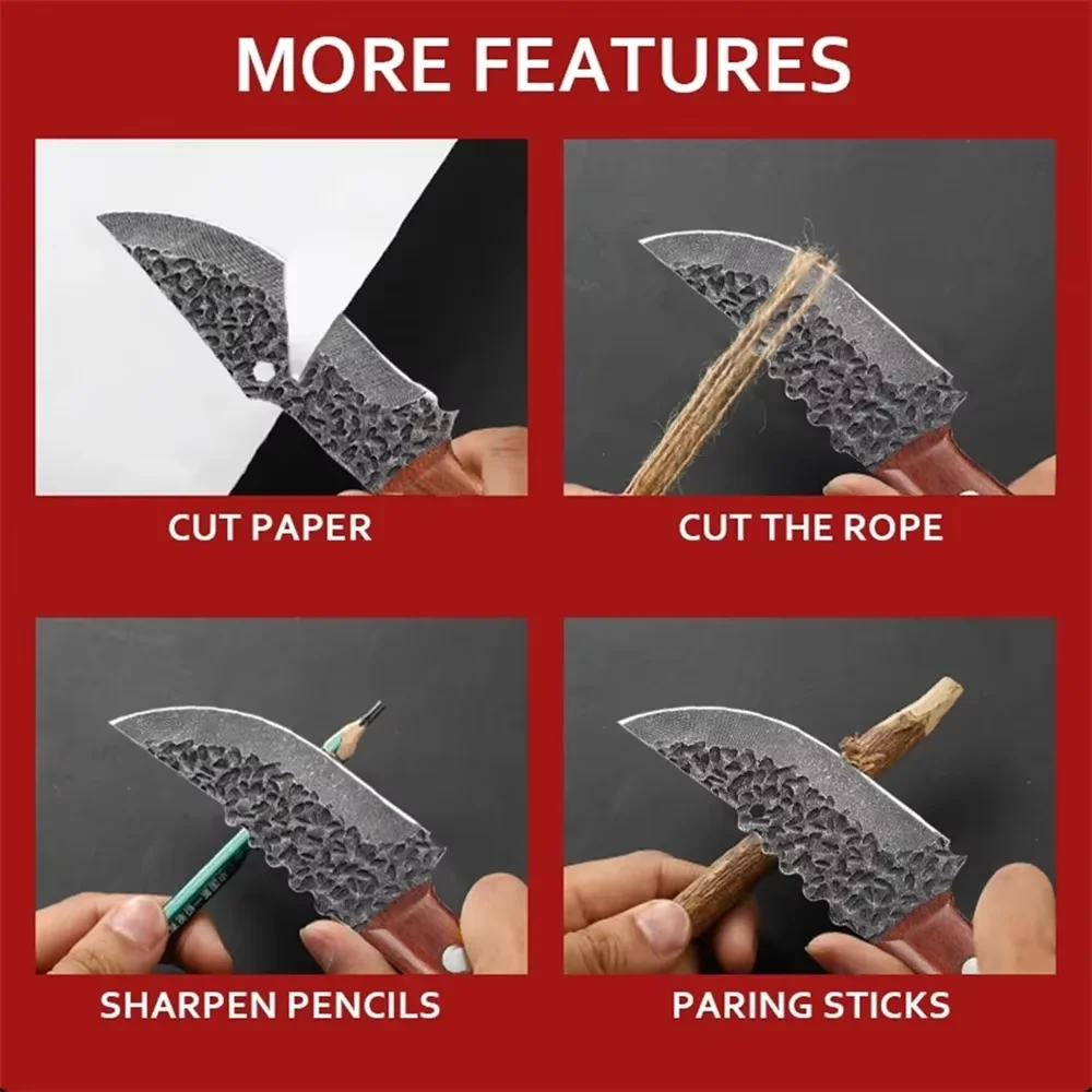 Stainless Steel BBQ Handmade Forged Kitchen Knife Knife Boning Knifes Fruit Knife Meat Cleaver Butcher Knife Cooking Knives  ﻿ image 5