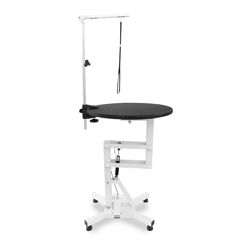 Pet salon Grooming Table Air-lifting adjustable  veterinary groomer use for cat dog pet grooming table round