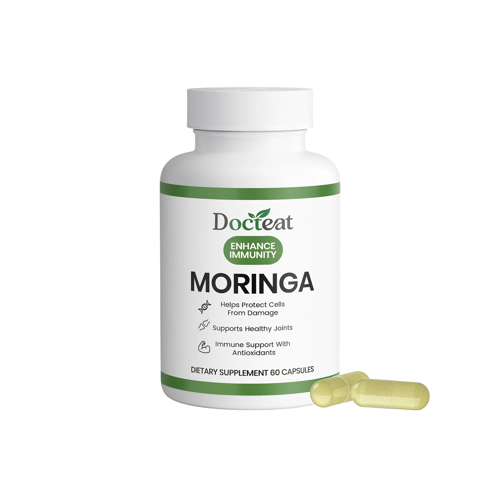 

Моринга - для иммунитета, энергии и метаболизма, натуральное противовоспалительное средство, способствует детоксикации, сжиганию жира - 60 капсул