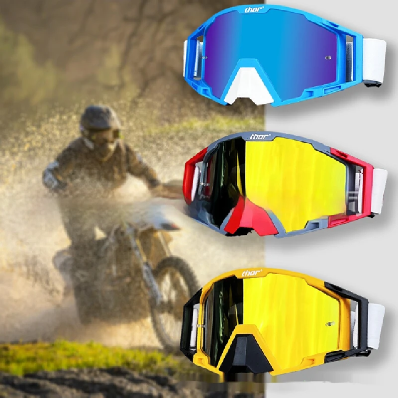 

Thunder God Motorcycle Goggles Outdoor Sports Mountain Riding Off-Road Motorcycle Windproof Helmet Wear-Resistant Glasses Windpr