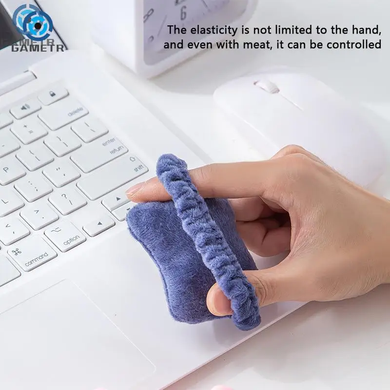 Plush Hand Pillow Mouse Wrist Guard Mouse Wrist Rest Mouse Wrist Band Support Cushion Hair Band Elastic Band Anti-wear Hand Rest