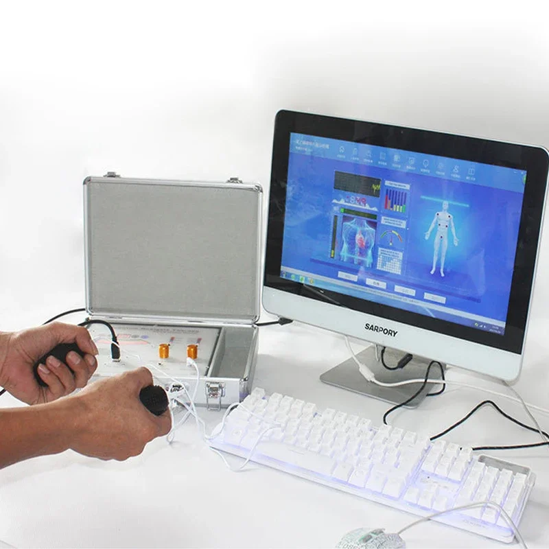 New Quantum Resonance Magnetic Analyzer Set Quantum Body Analyzer With Multi Therapy For Sub-health Fulling Body Testing