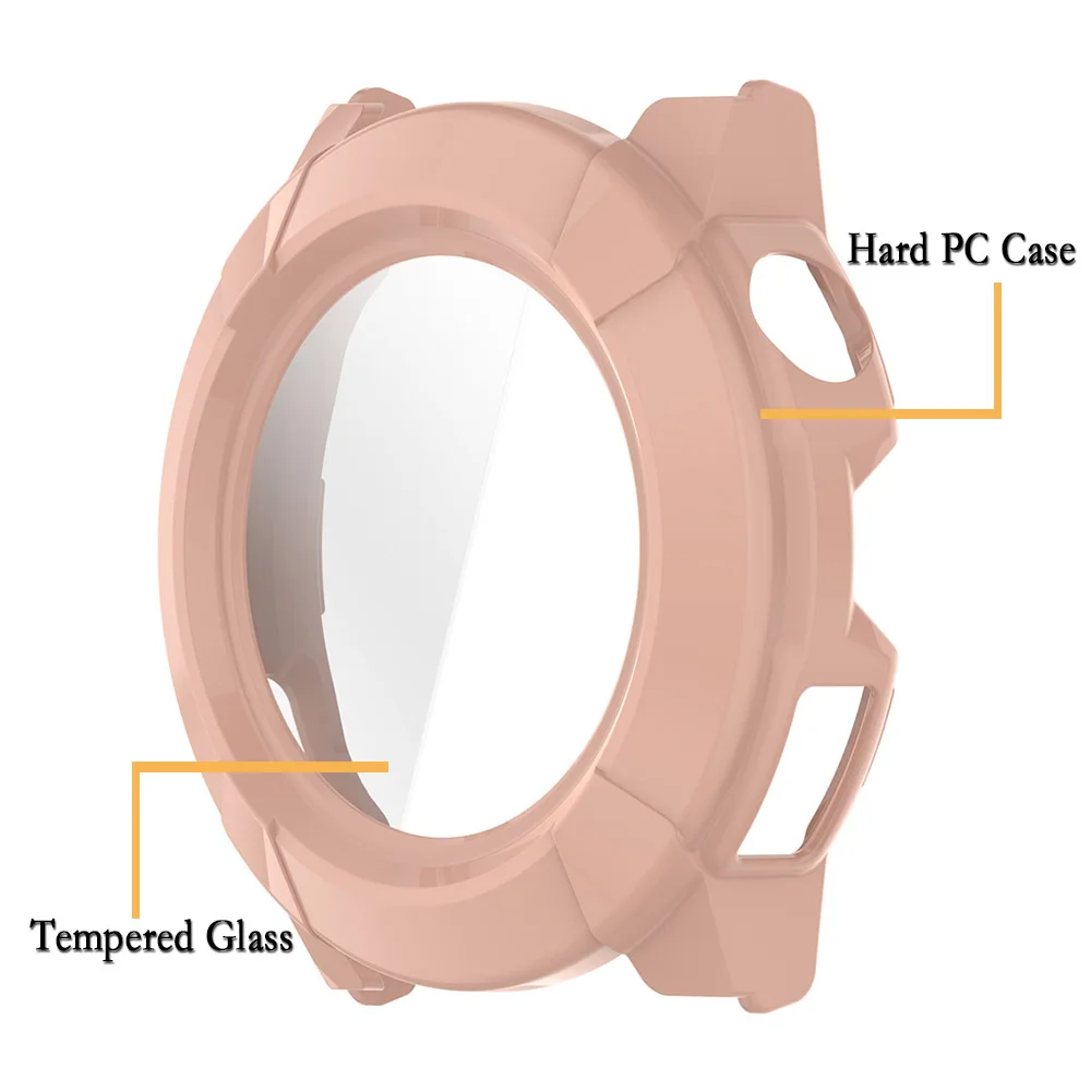 حافظة 2 في 1 لهاتف كوروس نوماد غطاء صلب للكمبيوتر الشخصي مع واقي شاشة من الزجاج المقسى ساعة تغطية واقية لساعة كوروس نوماد