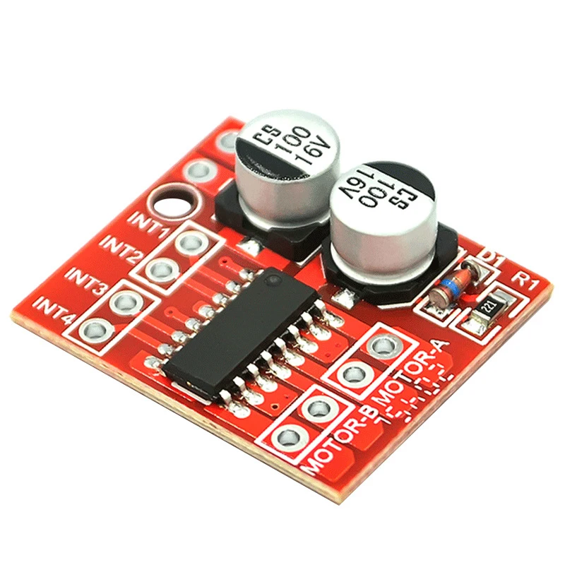 DC Motor Drive Module com Invertendo PWM Speed, Dual H Bridge Stepper Motor, Mini Vitória, L298N