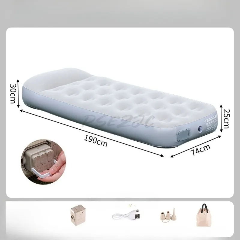 Automatic Inflatable Mattress Outdoor Home Camping Sleeping Mat Inflatable Air Cushion Tent with Pillow