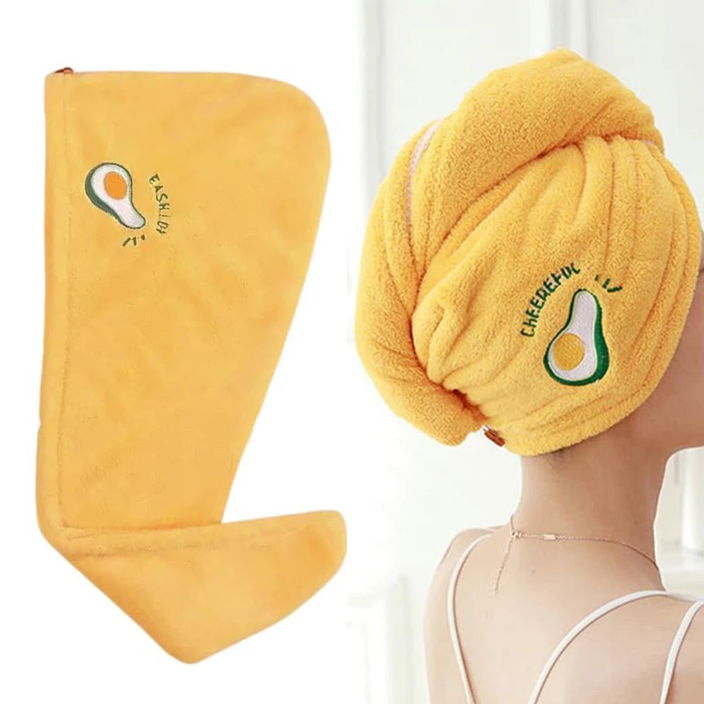 

Microfibre Quick Hair Drying Bath Wrap Hat Rapid drying Hair Towel Turban Dry Quick Lady Household Hair towel Bath Tool Supplies