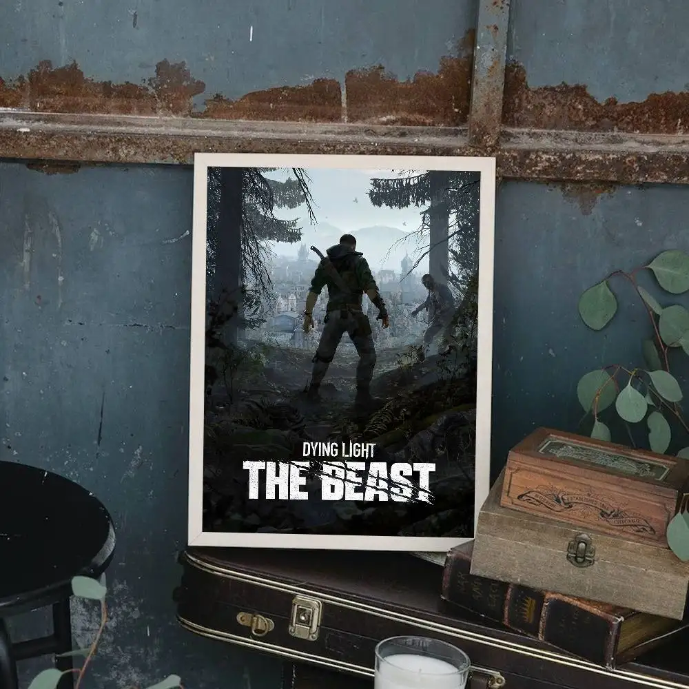 1 قطعة لعبة D-الموت ضوء الوحش المشارك طباعة لغرفة النوم غرفة المعيشة ديكور المنزل اللوحة جدار الفن HD صورة جدارية #6