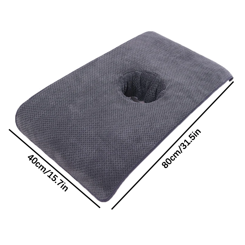 Thickened Beauty Spa Massage Table Planking Face Towel Pineapple Lattice With Hole Bed Bandana Cosmetic Towels Warmer For Spa