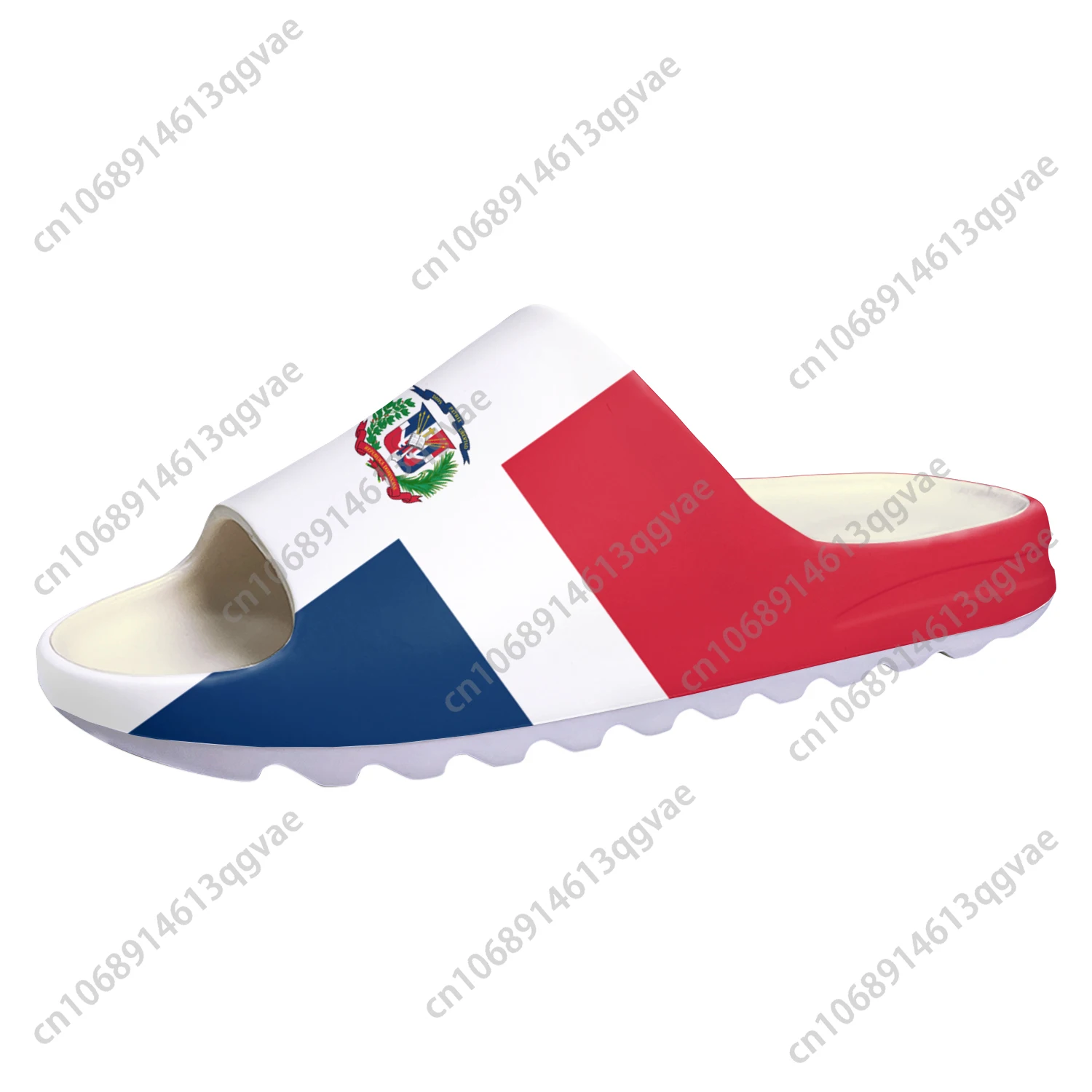 

Dominican Republic Flag Soft Sole Sllipers Home Clogs Step on Water Shoes Mens Womens Teenager Beach Customize on Shit Sandals