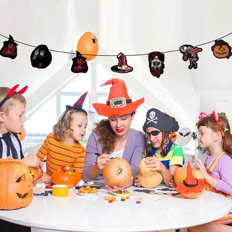 Halloween Door Banner Fireplace Wall Home Decoration Multipurpose Party Supplies Photo Props Halloween Decoration Supplies