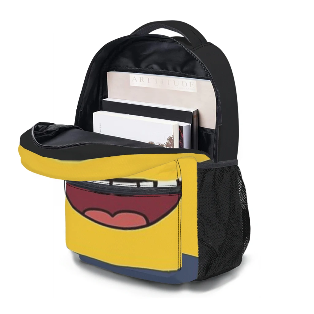 Miniion Eyes-Sac à dos universitaire étanche de grande capacité pour enfants, sacs d'école pour ordinateur portable ChimGirls, nouvelle mode féminine, 17" ﻿