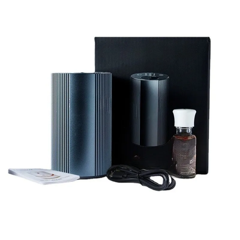 

Car perfume aluminum alloy intelligent spray aromatherapy machine essential oil nano diffuser atomized fragrance