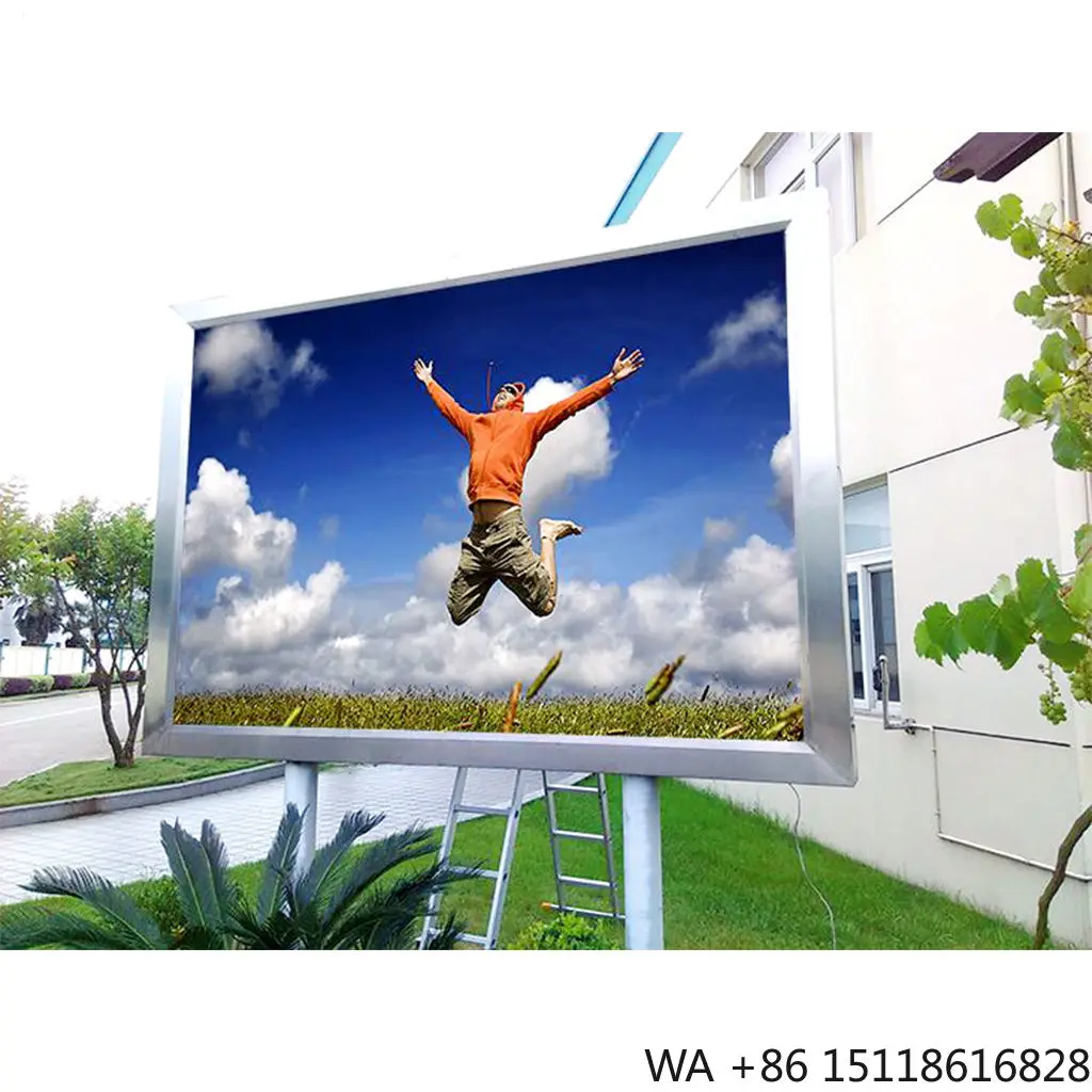 

LED Screen Waterproof Steel Billboard Structure Fixed Installation Outdoor Led Billboard Advertising LED Display Screen