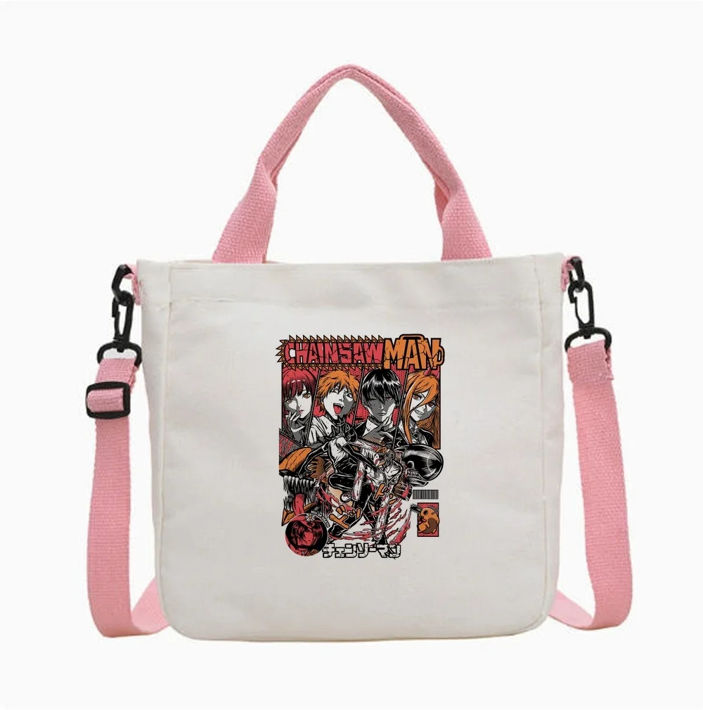 Chainsaw Man tote bag y2k foldable totebag bolsas de tela shopping woman