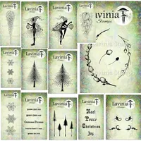 Small Pine Trees Stamp Transparent Clear Silicone Stamp Seal for DIY scrapbooking Making photo album Decorative