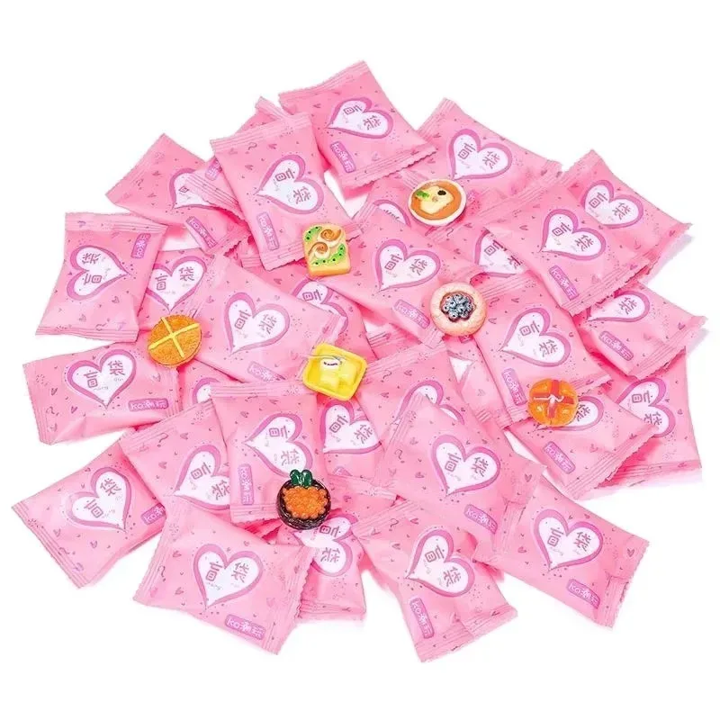 =@Random Style Bag Miniature Food Toy Mini Model Toys Simulation Supermarket Snacks Drinks Wine Bottles Jewelry Small Ornaments