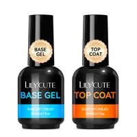 LILYCUTE Base de Gel capa superior 18ML función de esmalte de Gel UV LED remojo barniz semipermanente decoración de uñas suministros de manicura DIY