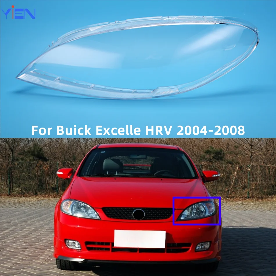 

Для Buick Excelle HRV Hatchback 2004-2008, автомобильные аксессуары, прозрачный материал ПК, стеклянный корпус фары