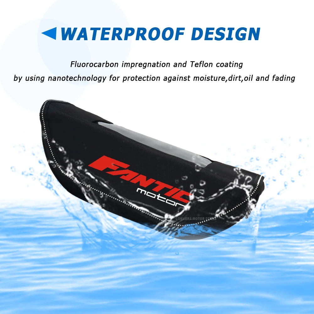 For Fantic Motor Motorcycle Waterproof And Dustproof Handlebar Storage Bag