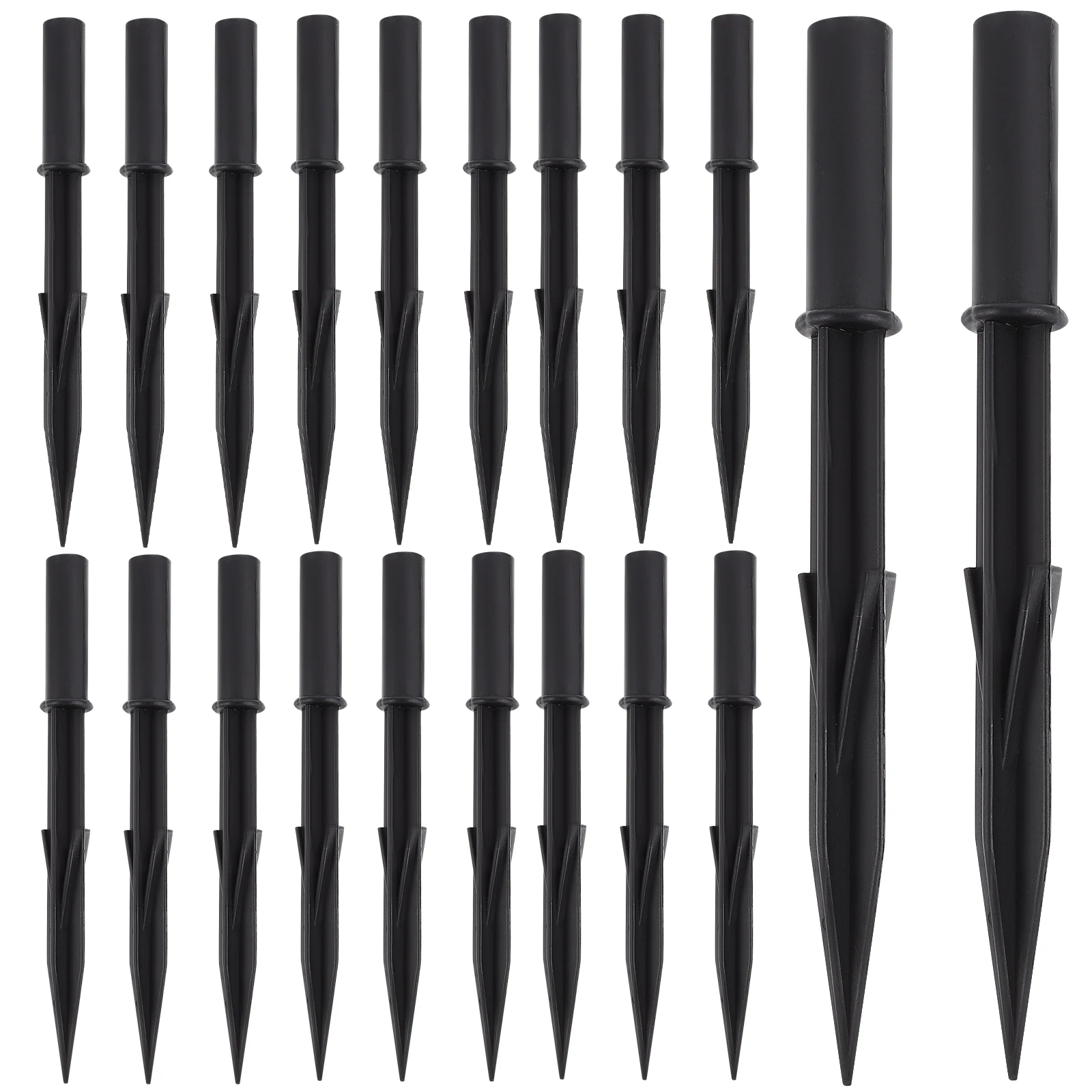 

20pcs Solar Lawn Light Ground Stakes Spikes Plastic Lamp Stake Outdoor Replacement Garden Decorative Windmill Lightweight