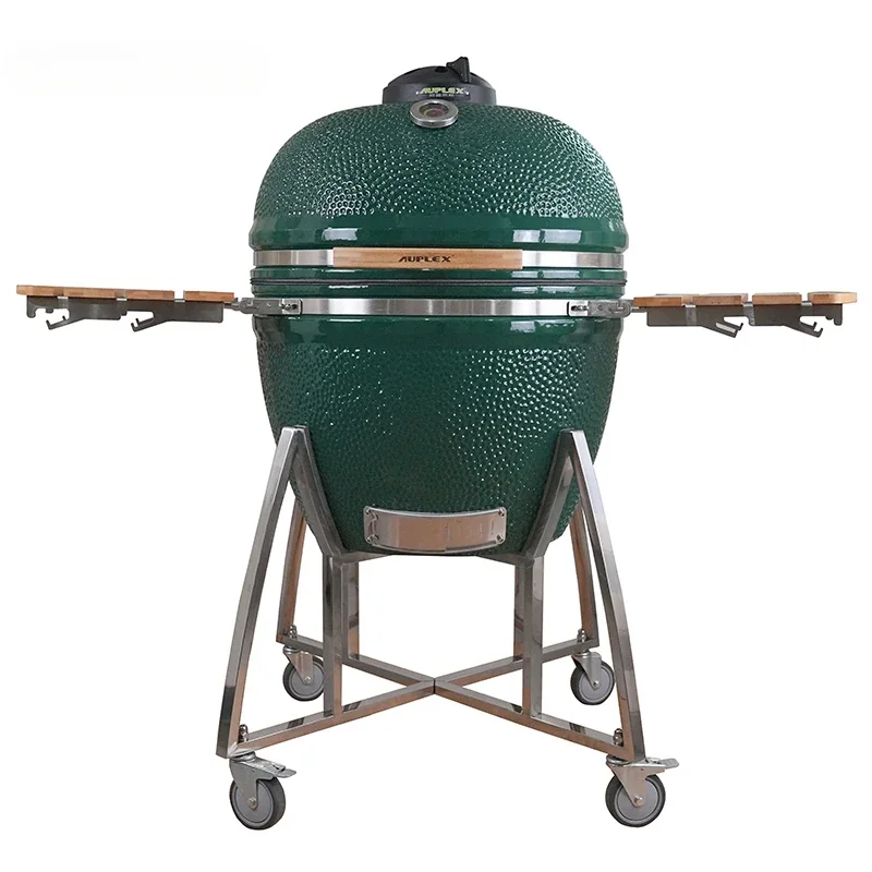 Auplex BIg Ceramiczny Zielony Kamado 27 29 cali Gotowanie na świeżym powietrzu BBQ Jajko Węgiel drzewny Wędzarnia Grill