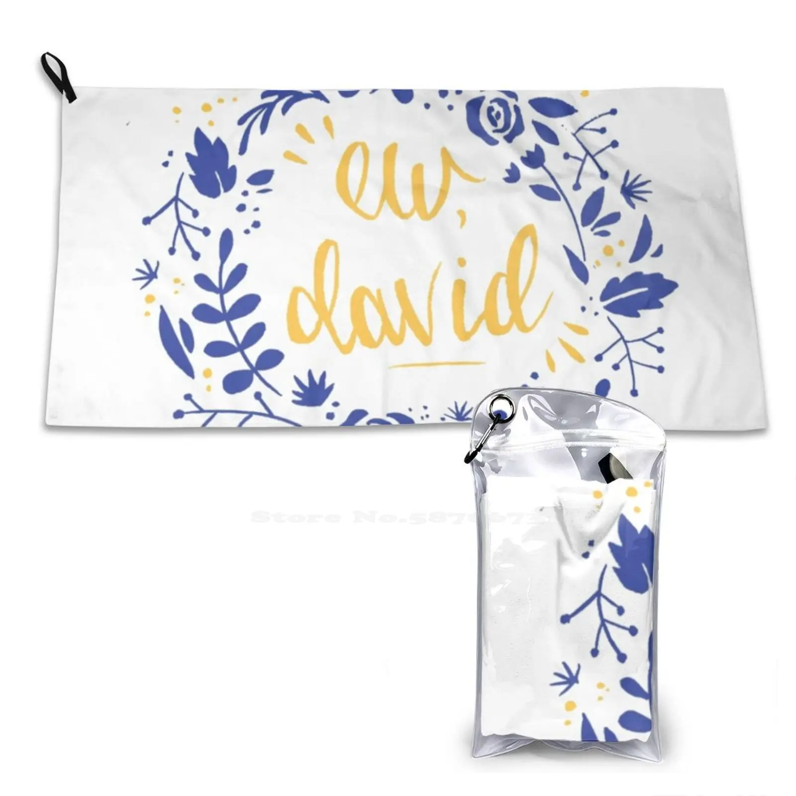 Ew , David Soft Towel Quick Dry Beach Towel Ew David Alexis David Rose