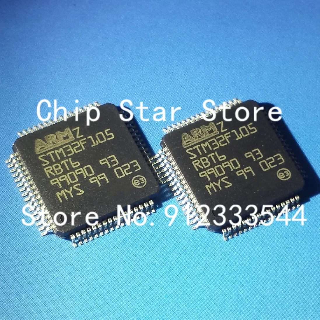 5-50pcs  STM32F105RBT6 STM32F105 LQFP64 ARM MCU STM32 Family STM32F1 Series Microcontrollers 100%New And Original