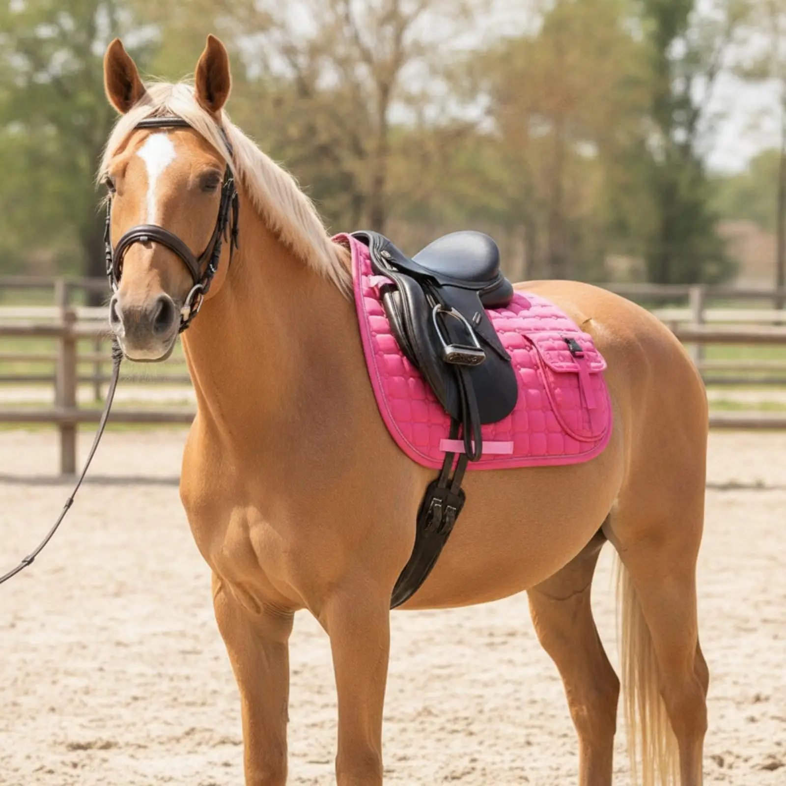 saddle-pad-with-pocket-contoured-quilted-saddle-pad-numnah-comfortable-tack