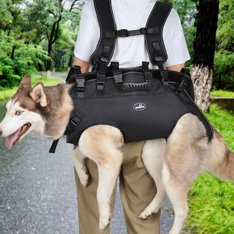 Dog Lift Harness Support Recovery Sling Pet Adjustable Rehabilitation Lifts Vest pet backpack pet bag carrier 2 in 1 for hiking