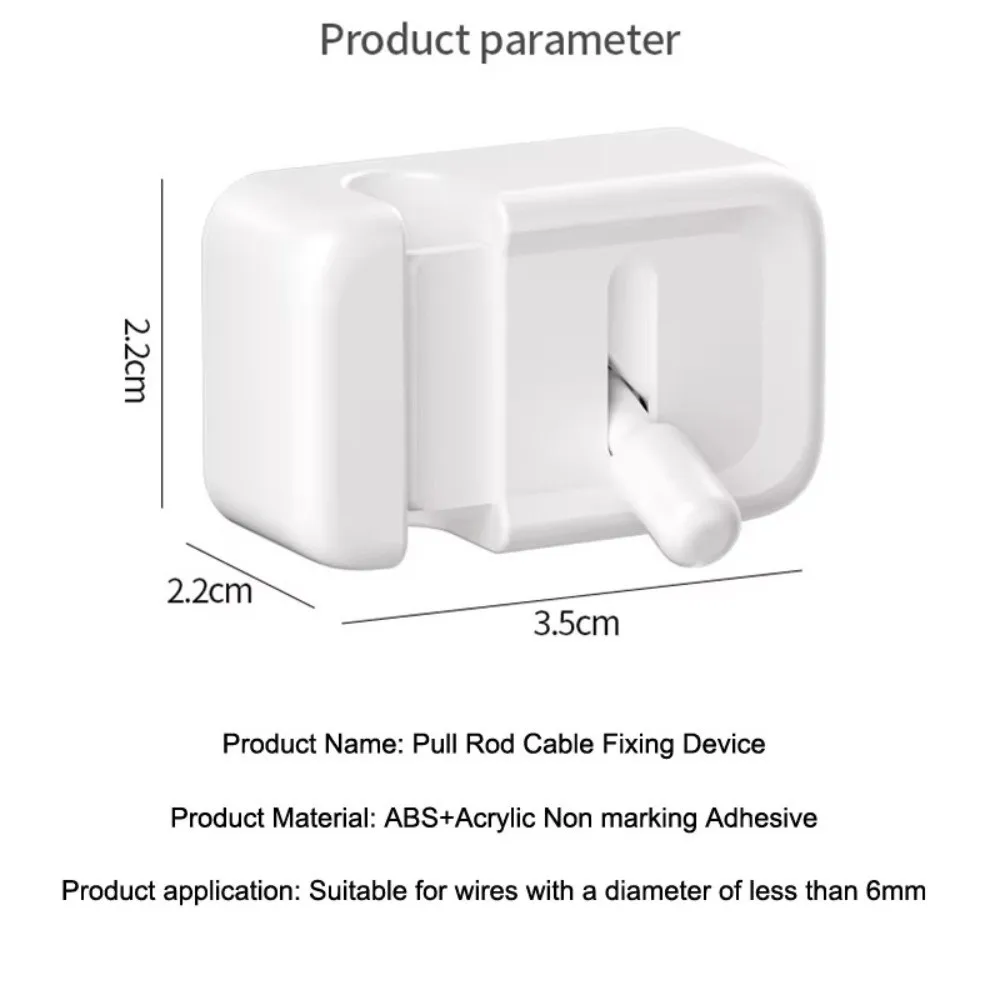 No-Drill Mounting Desk Cable Organizer Bundling Clips Securing Cable Management Clip Simple Headphone Cable Storage Home Storage