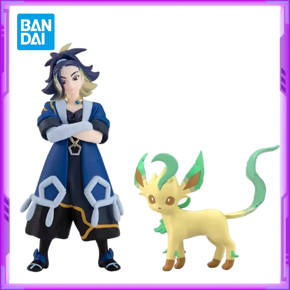

Original BANDAI Pokemon Scale World Hisui Leafeon Adaman PVC Anime Figures Action Figure Model Toys