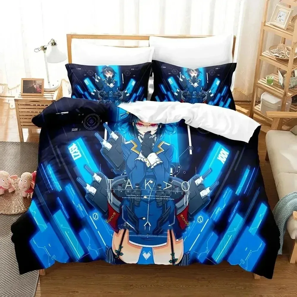 Anime Kantai Collection Bedding Set For Bedroom Soft Modern Bedspreads Comefortable Kids Duvet Cover Quilt Cover And Pillowcase