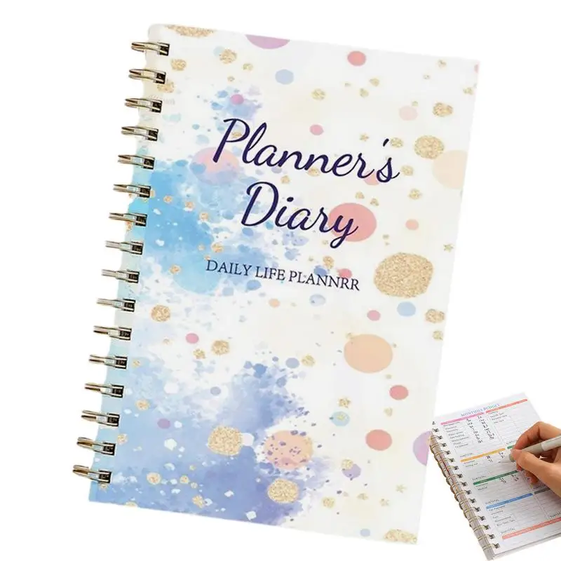 Financial Ledger Book Budget Spiral Journal Notebook Smooth Writing Planning Tool For Work Travel Notes Homework Study