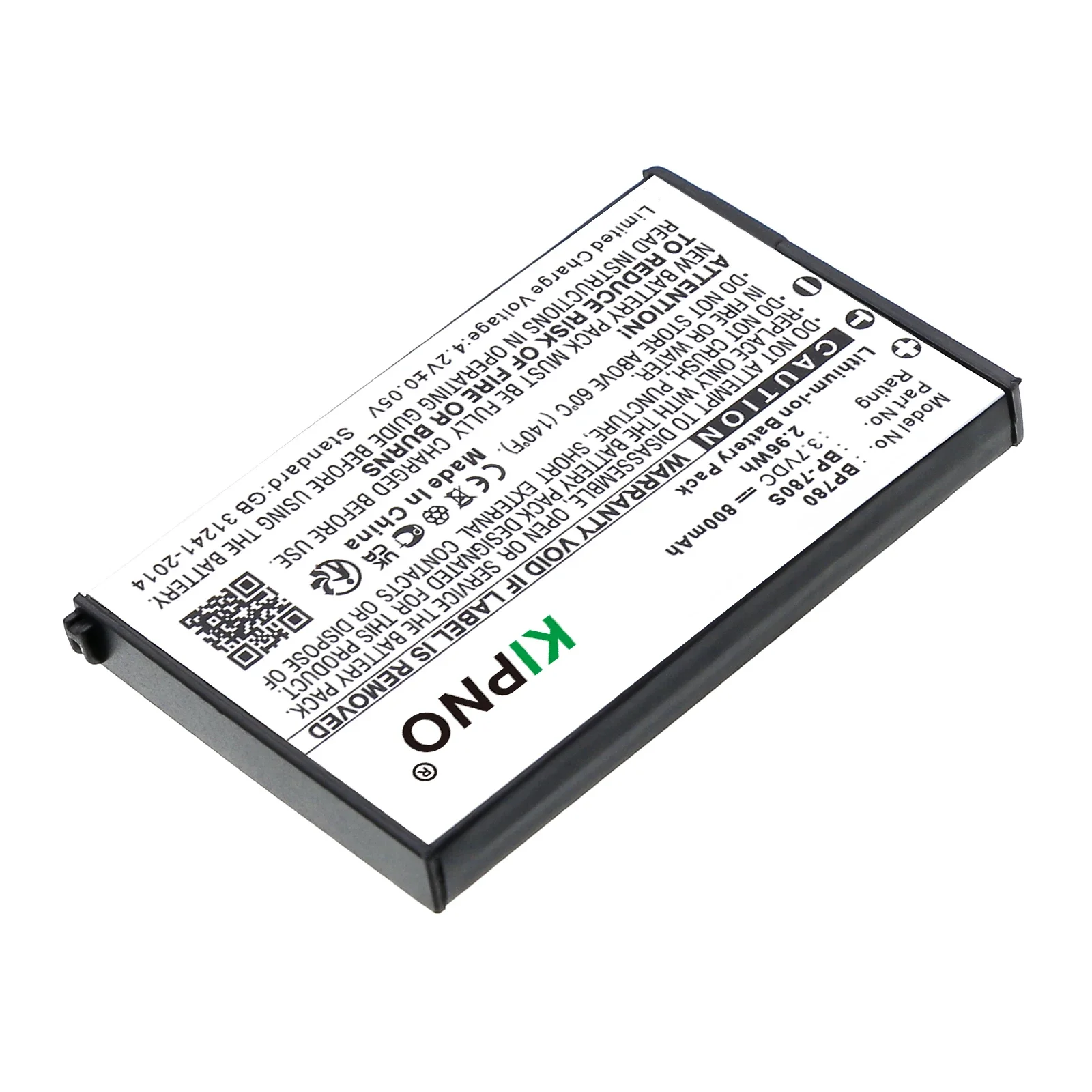 KIPNO 800mAh 3.7V カメラバッテリー BP-780S 京セラ CONTAX SL300RT