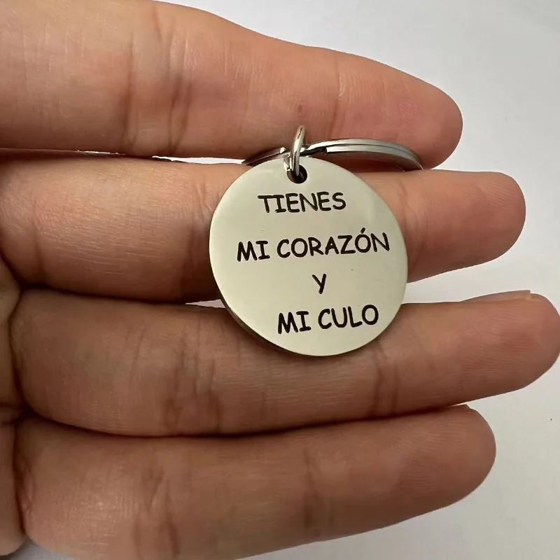1PC Keychain To Boyfriend To My Husband Llavero Para Pareja, Regalo De San Valentín, Regalo De Cumpleaños