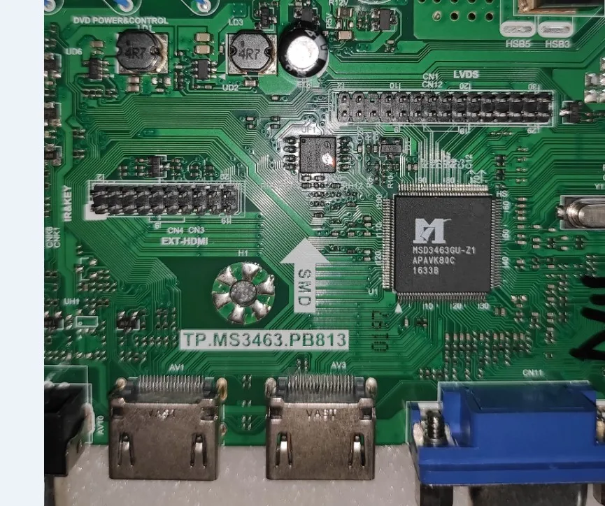 TP.MS3463.PB813  Universal three in one TV motherboard dual HD HDMI interface  Physical photos tested well