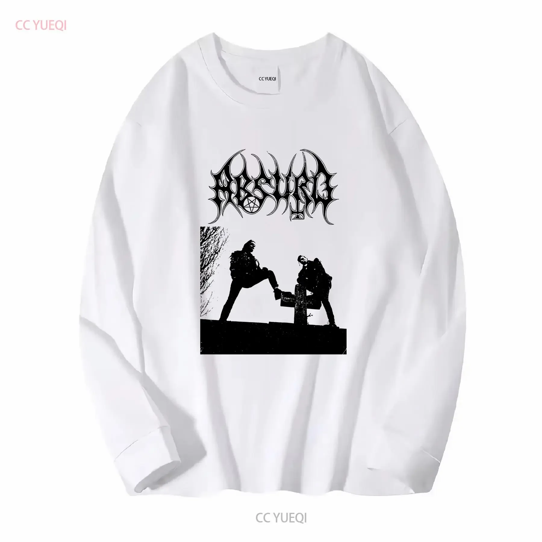 Absurd Gravestone T Shirt S 2XL vintage Washed Slightly streetwear Stylish Breathable Comfortable graphic designer clothes
