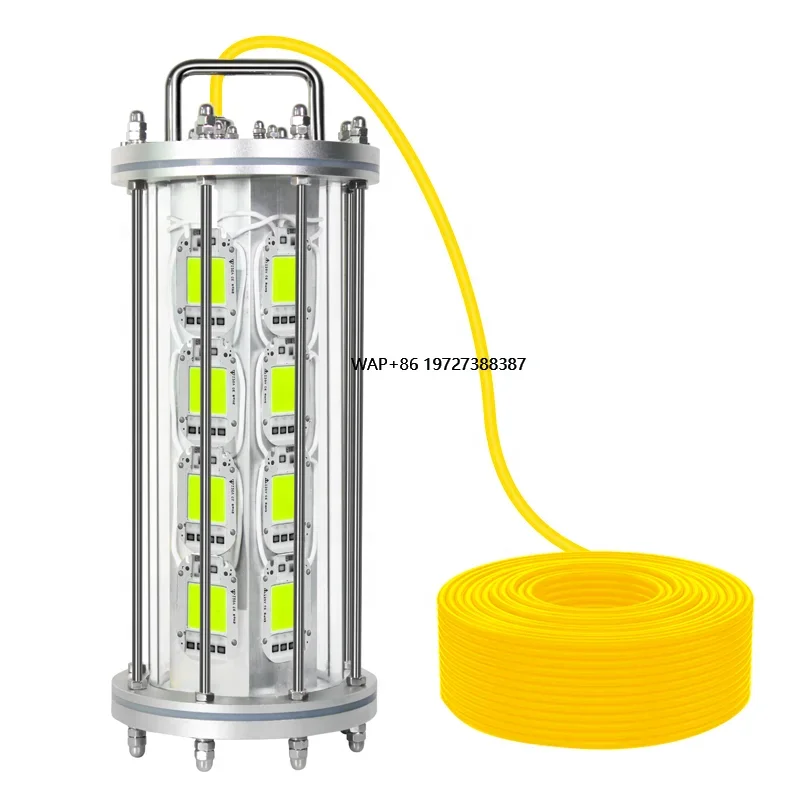 

AC220V 2000W Light Emitting Diode underwater fishing light attract fish lure fishing green