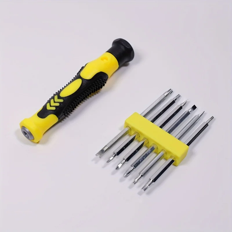 Juego de Destornilladores Multifuncional 12 en 1, Kit de Destornilladores Magnéticos de Precisión, Herramientas de Reparación para Teléfono, Laptop, Reloj, Electrónica, etc.