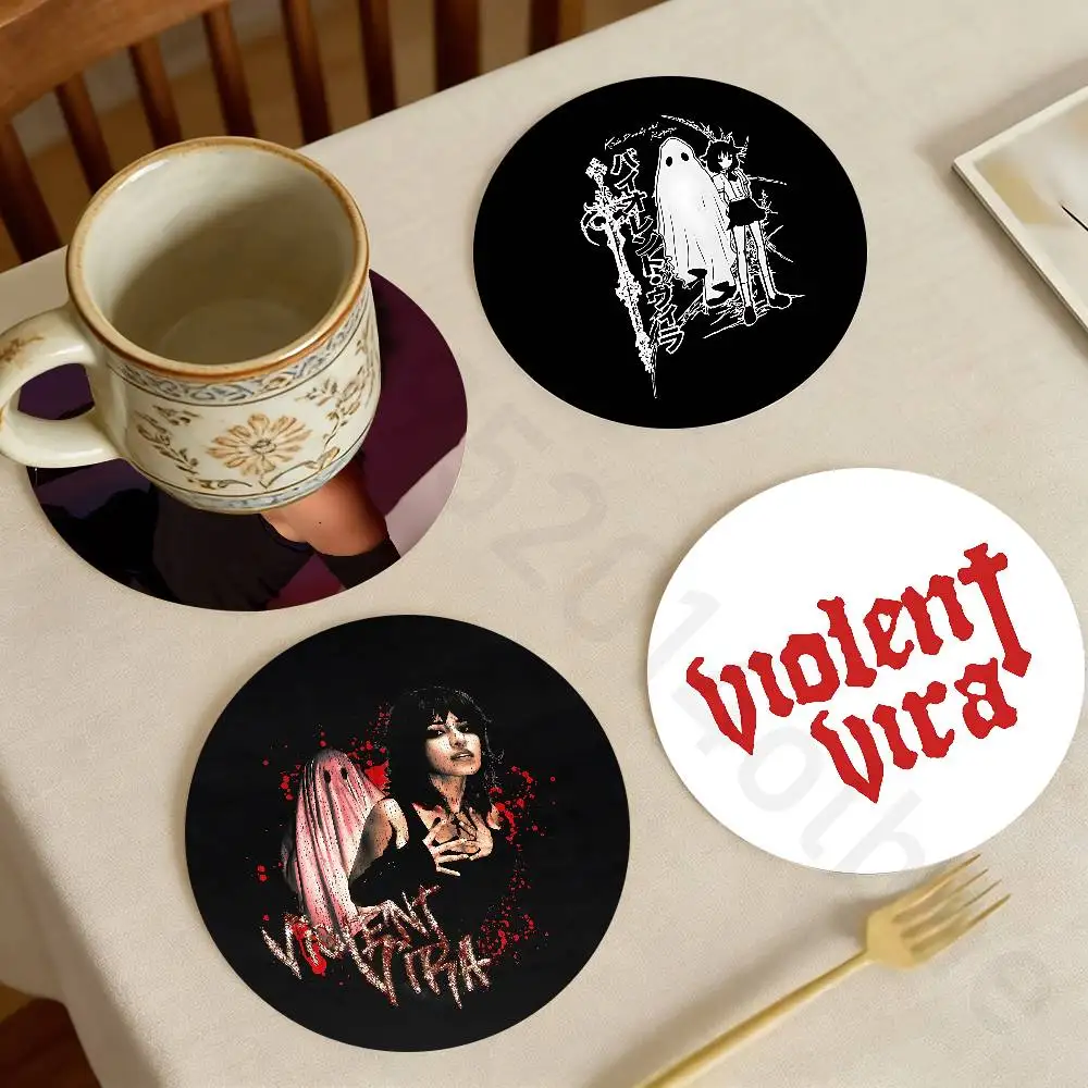

V-Violent Vira Wooden Theme Desktop Heat Mats Home Decor Coffee Mug Coasters For Office Restaurant