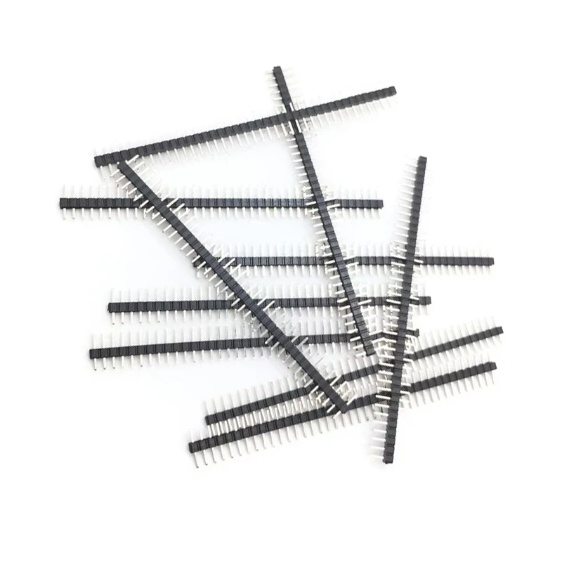 10pcs 2mm 40 Pin Male Single Row Pin Header Strip 2.0mm male pin header connector copper