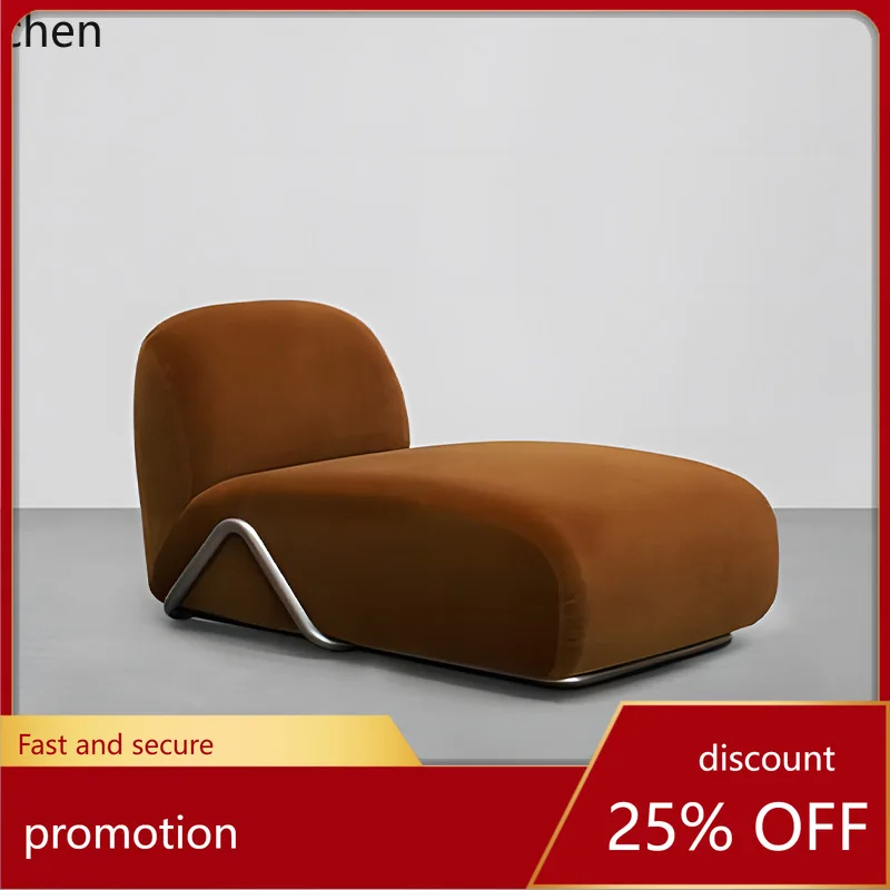 ZML Small Apartment Living Room Modern Minimalist Single Sofa Module Combination Fabric Sofa
