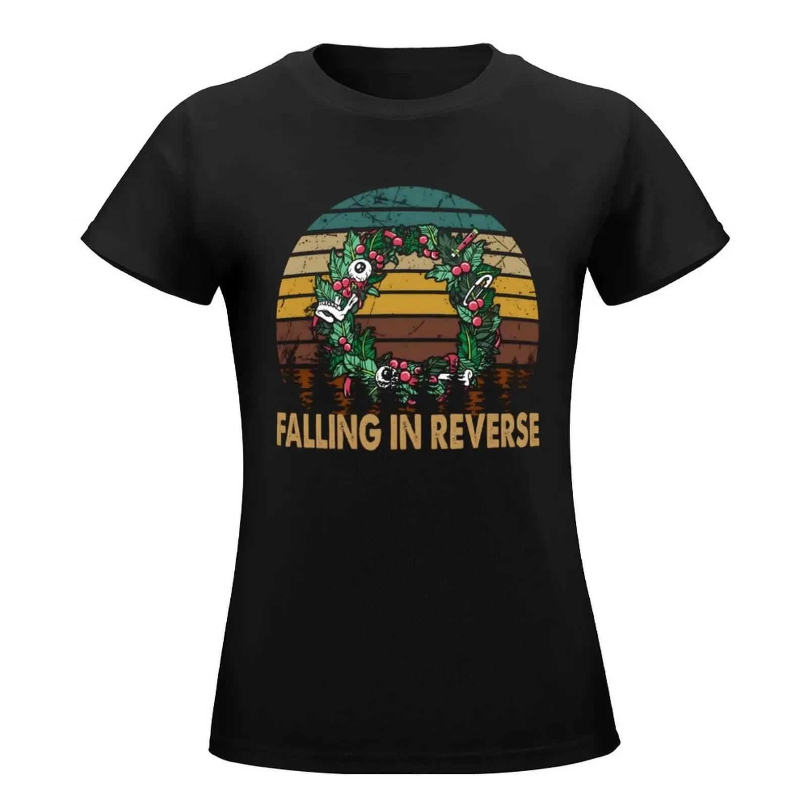 Falling In Reverse - falling in reverse songs flowers gift for fans and lovers T-Shirt oversized vintage clothes woman t shirt