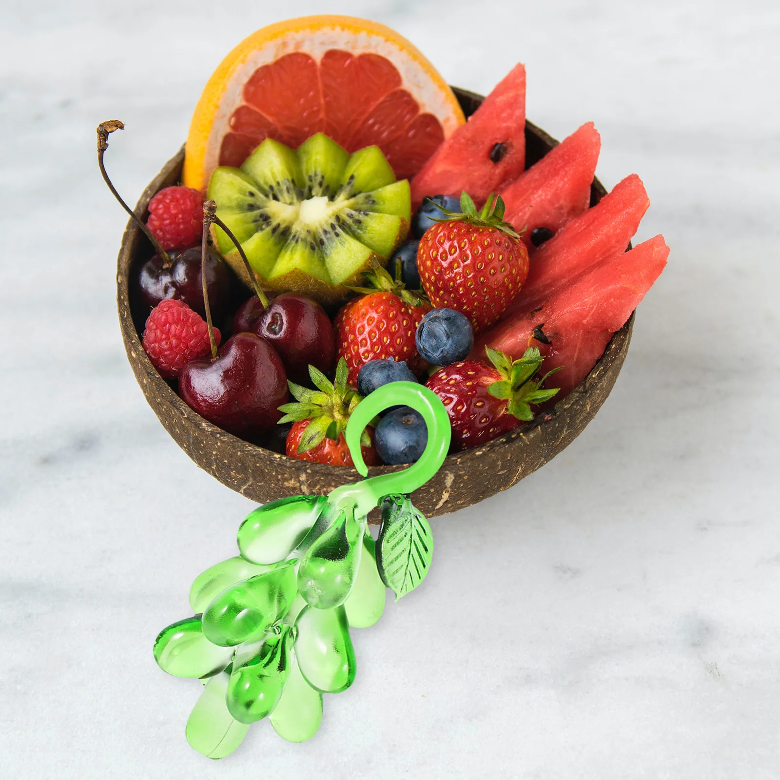 

Decorations Fruit Small Grape Figurines Vivid Statue Realistic