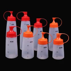 180/250/300/550ml Plastic Sauce Squeeze Bottle Olive Oil Bottles Kitchen Gadgets Kitchen Salad Sauce Squeeze Bottle Cook Tool