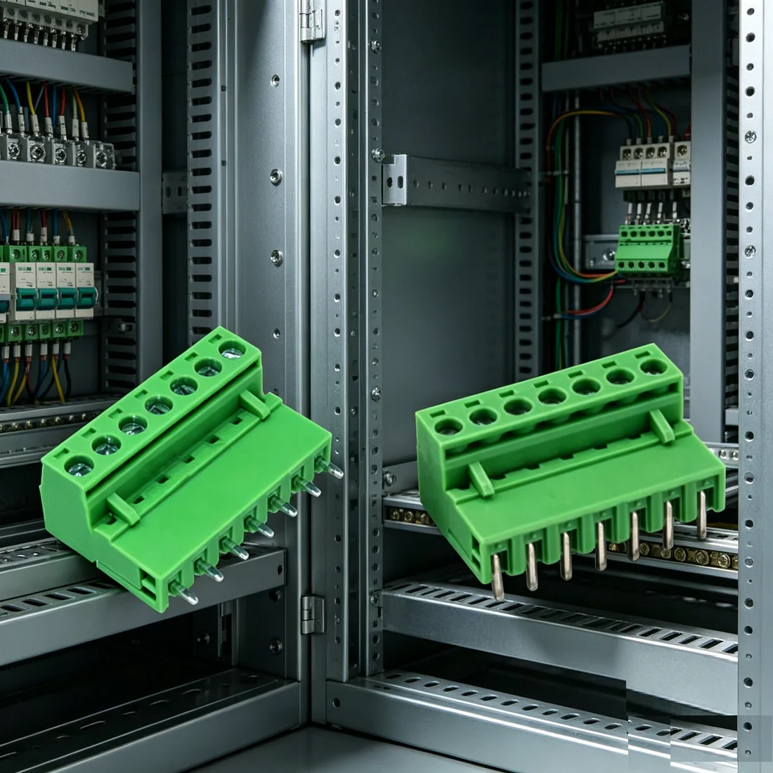 10SETS 2EDG 7 Pin Screw Terminal Block Connector 5.08MM Pitch PLUG + Straight PIN HEADER SOCKET For PCB